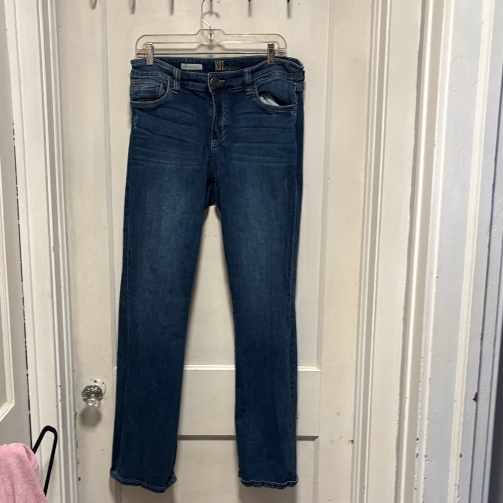 Kut From The Kloth Nicole Bootcut Classic Blue Women's Jeans 10
